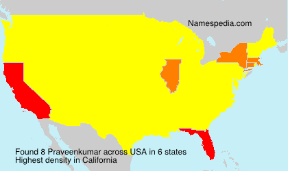 Surname Praveenkumar in USA Surname Praveenkumar in USA