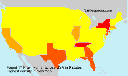 Surname Pravinkumar in USA Surname Pravinkumar in USA