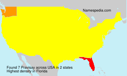 Surname Pravisay in USA Surname Pravisay in USA
