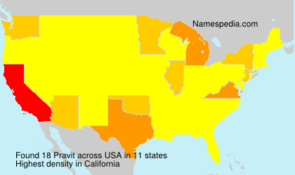 Surname Pravit in USA Surname Pravit in USA
