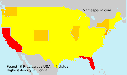 Surname Praz in USA Surname Praz in USA