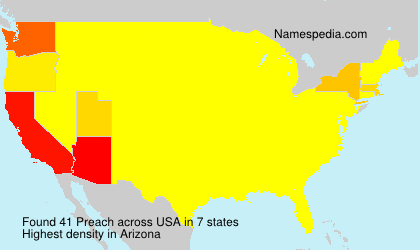 Preach - Names Encyclopedia