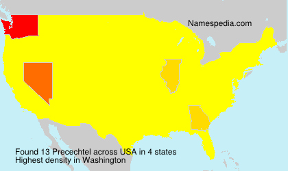 Surname Precechtel in USA Surname Precechtel in USA