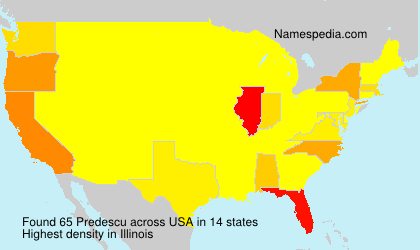 Surname Predescu in USA Surname Predescu in USA