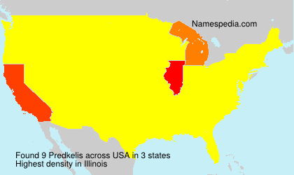 Surname Predkelis in USA Surname Predkelis in USA