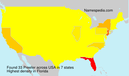Surname Preefer in USA Surname Preefer in USA