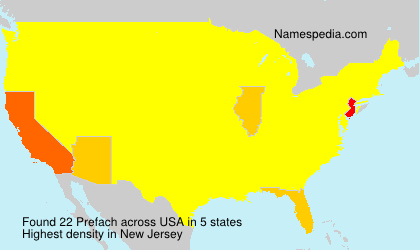 Surname Prefach in USA Surname Prefach in USA