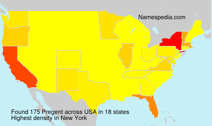 Surname Pregent in USA Surname Pregent in USA