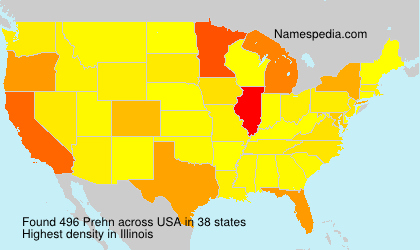 Surname Prehn in USA Surname Prehn in USA
