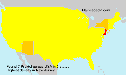 Surname Preidel in USA Surname Preidel in USA