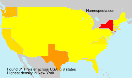 Surname Preizler in USA Surname Preizler in USA