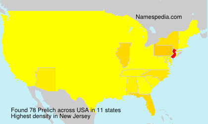 Surname Prelich in USA Surname Prelich in USA