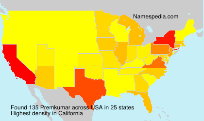 Surname Premkumar in USA Surname Premkumar in USA