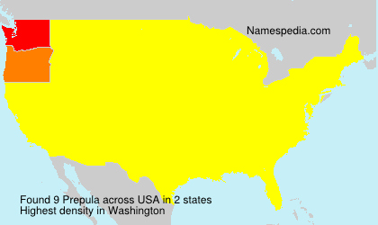 Surname Prepula in USA Surname Prepula in USA