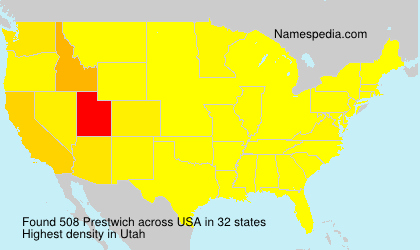 Surname Prestwich in USA Surname Prestwich in USA