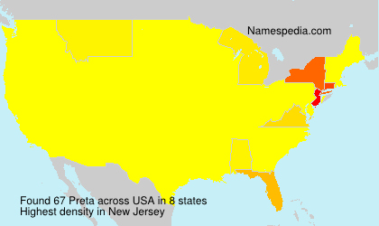 Surname Preta in USA Surname Preta in USA