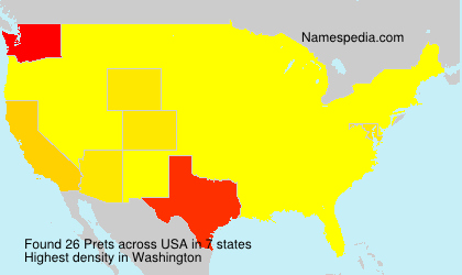 Surname Prets in USA Surname Prets in USA