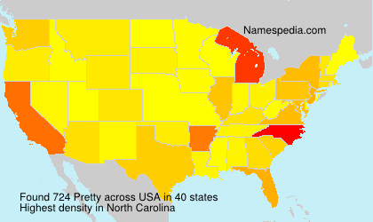 Surname Pretty in USA Surname Pretty in USA