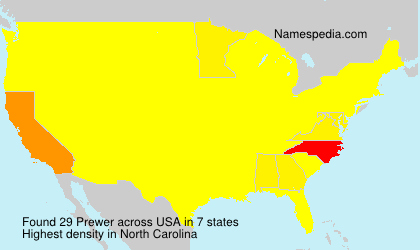 Surname Prewer in USA Surname Prewer in USA