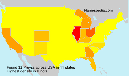 Surname Preyss in USA Surname Preyss in USA