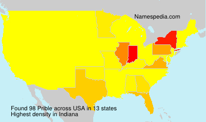 Surname Prible in USA Surname Prible in USA