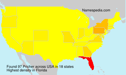 Surname Pricher in USA