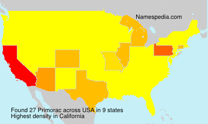 Surname Primorac in USA Surname Primorac in USA