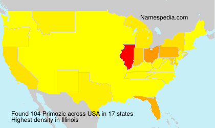 Surname Primozic in USA Surname Primozic in USA