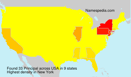 Surname Principal in USA Surname Principal in USA