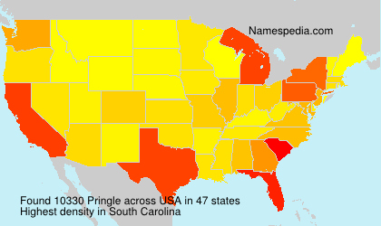 Surname Pringle in USA Surname Pringle in USA