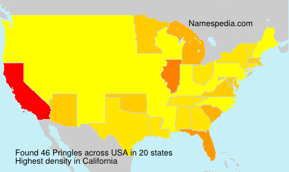 Surname Pringles in USA Surname Pringles in USA