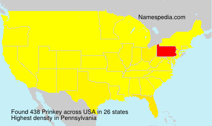 Surname Prinkey in USA Surname Prinkey in USA