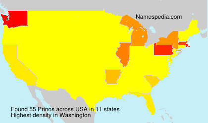 Surname Prinos in USA Surname Prinos in USA