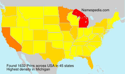Surname Prins in USA Surname Prins in USA