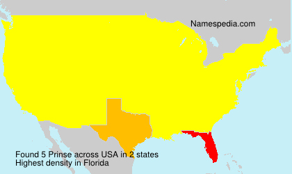Surname Prinse in USA Surname Prinse in USA