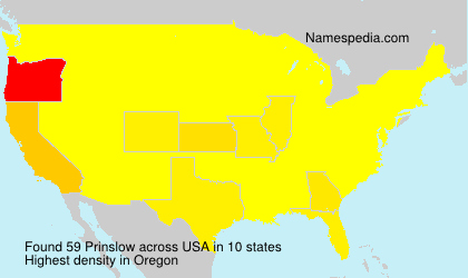 Surname Prinslow in USA Surname Prinslow in USA