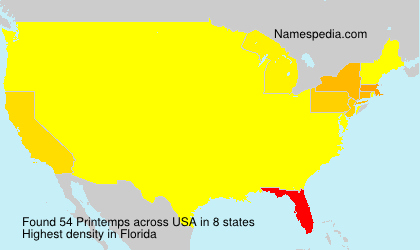 Surname Printemps in USA Surname Printemps in USA