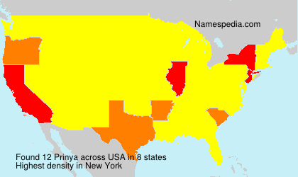 Surname Prinya in USA Surname Prinya in USA