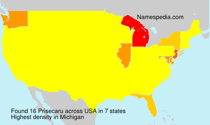 Surname Prisecaru in USA Surname Prisecaru in USA