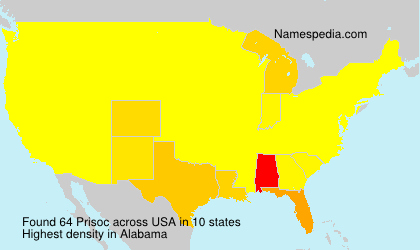 Surname Prisoc in USA Surname Prisoc in USA