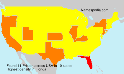 Surname Priston in USA Surname Priston in USA