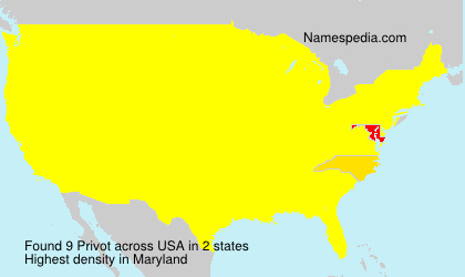 Surname Privot in USA Surname Privot in USA