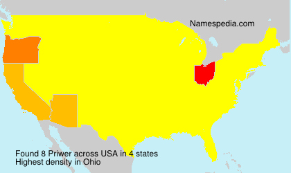 Surname Priwer in USA Surname Priwer in USA
