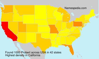 Surname Probert in USA Surname Probert in USA