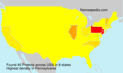 Surname Probola in USA Surname Probola in USA