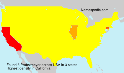 Surname Probstmeyer in USA Surname Probstmeyer in USA