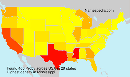 Surname Proby in USA Surname Proby in USA