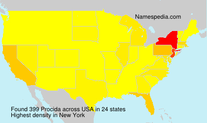 Surname Procida in USA Surname Procida in USA
