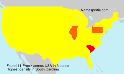 Surname Procik in USA Surname Procik in USA