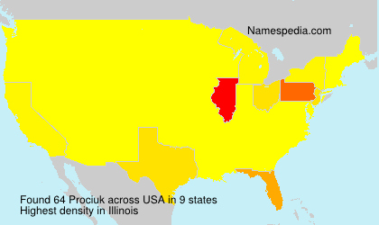 Surname Prociuk in USA Surname Prociuk in USA